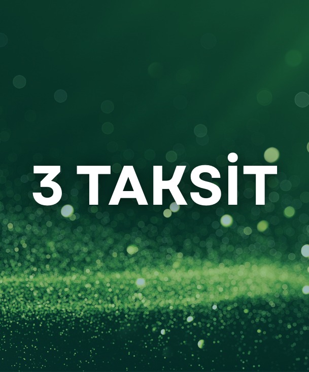 TEK ÇEKİME 3 TAKSİT İMKANI 