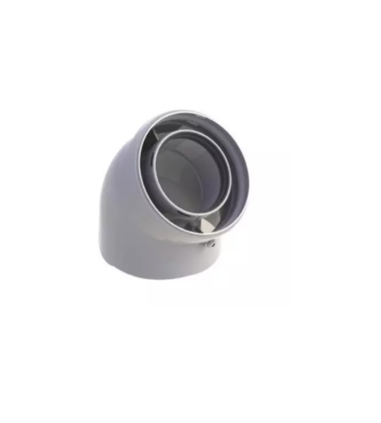 AKSBAYAD 100023244 BAYMAK 45 DİRSEK Ø60/100 PREMİX-F